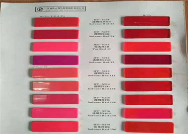 SR135 소성 물질에 있는 용해력이 있는 빨강 135 강렬 102%년 착색제